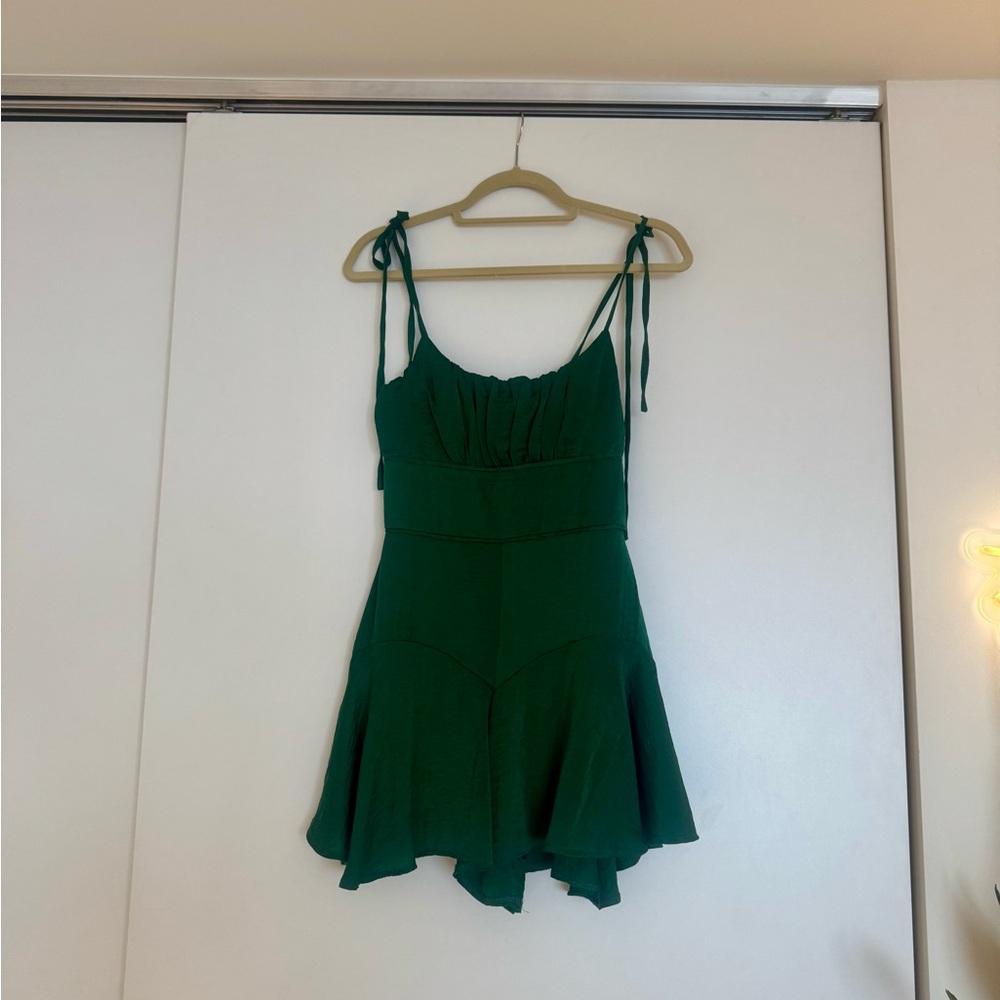 Princess Polly Green Romper
